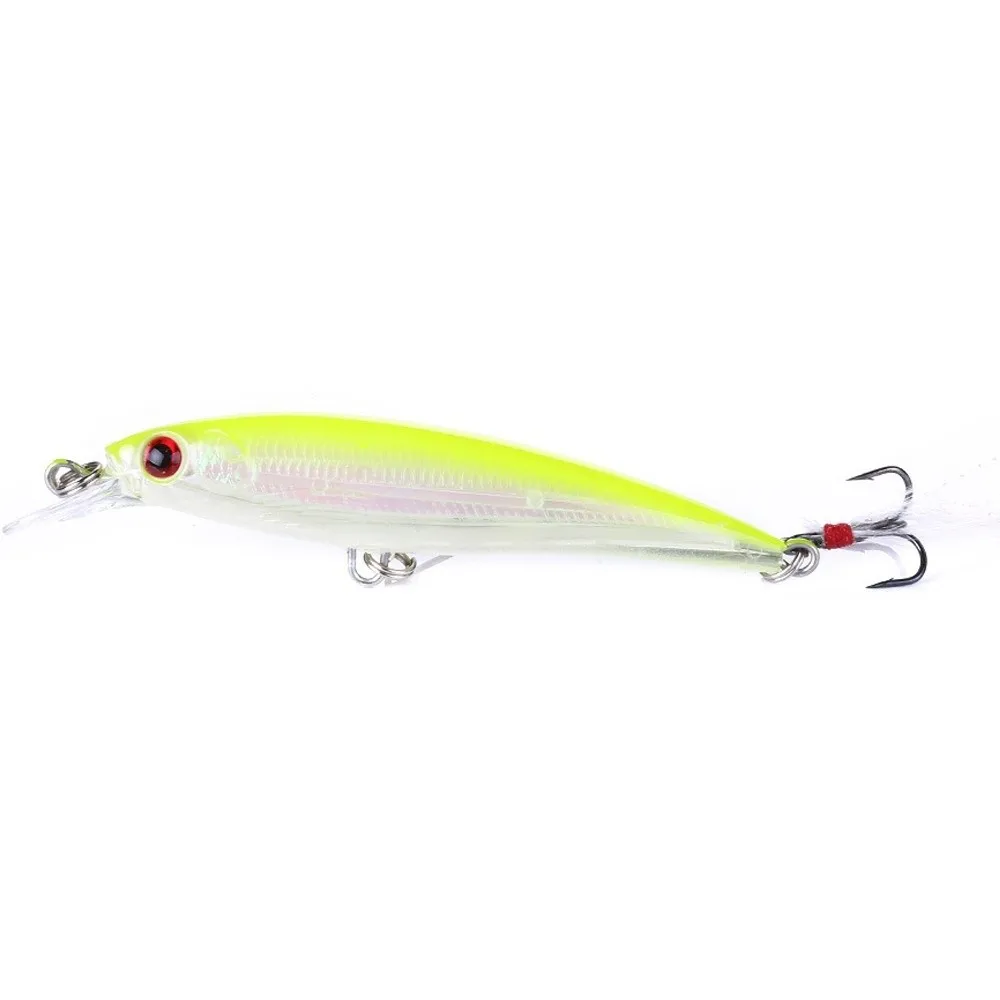 

10pcs/box With Box Simulation Fish Lures 9cm/8g Realistic Artificial Fishing Bait Set Colorful Crank Hook Fishing Lures Kit