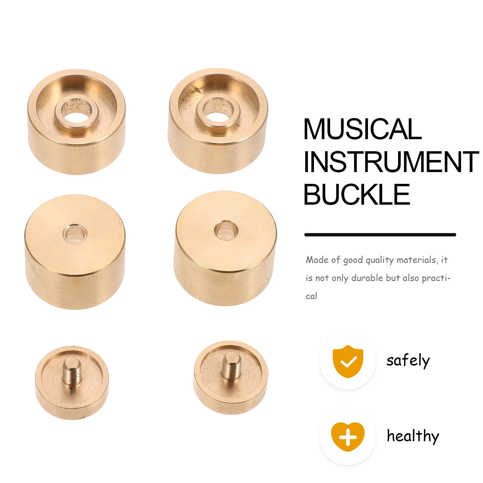 

1Set Trumpet Buckle Snap Press Covers Portable Trumpet Upper Covers Musical Instrument Tool Copper Press Cover