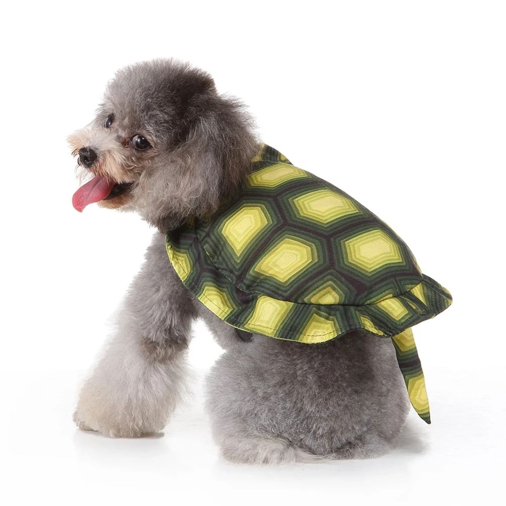 

Dog Turtle Suit Small Clothes Halloween Costumes Pet Shell Backpack Cool Polyester Durable Walking Outdoor Activities Photo