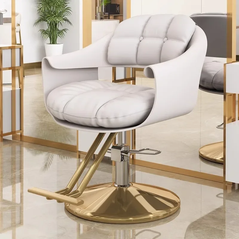 Professional Barber Chair Beauty Cosmetic Swivel Tattoo Chair Manicure Hairdressing De Barbería Profesional Barbiere Furniture