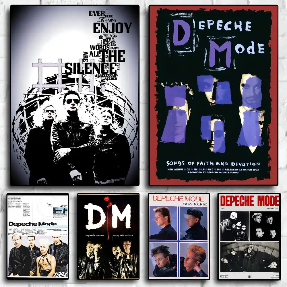 Band D-depeche Mode Singer Poster Trendy Wall Art Aesthetic Room Decor Print Living Room Bedroom Home Decoration