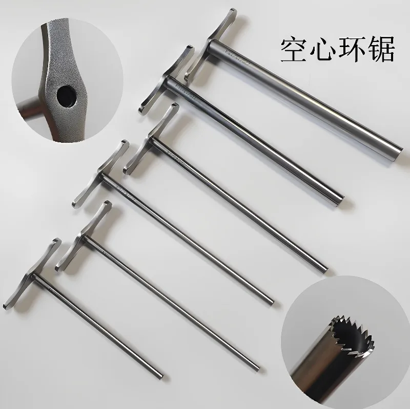 high quality Orthopedic instrument hollow one-handle ring saw