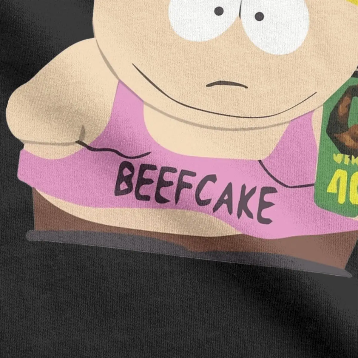 Novelty BEEFCAKE 4000 Southparks T-Shirts Men Round Neck Cotton T Shirts Short Sleeve Tee Shirt Plus Size Tops