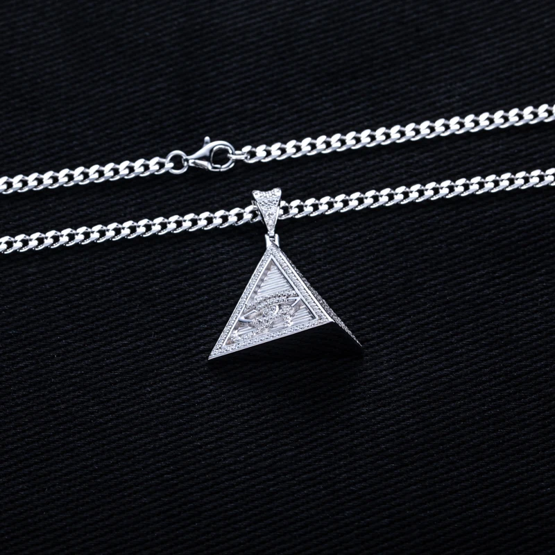 MossanRappr モアッサナイト ペンダント 0.8ct 925スターリングシルバー