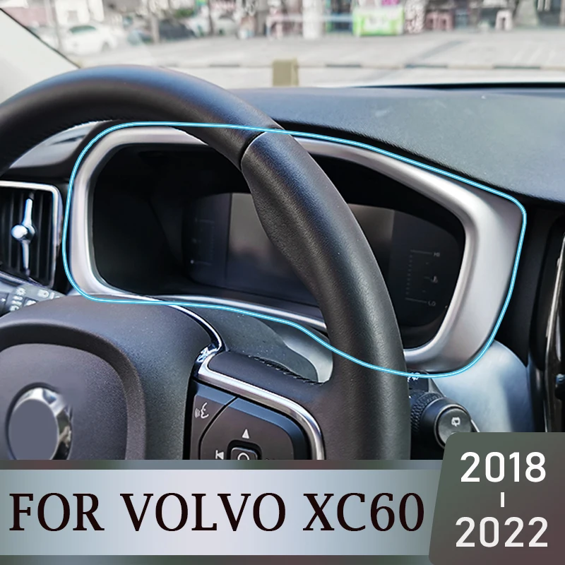 For Volvo XC60 2018 -2021 2022 2023 Car Styling Front DashBoard Meter Instrument Display Cover Trim Decoration Frame Accessories