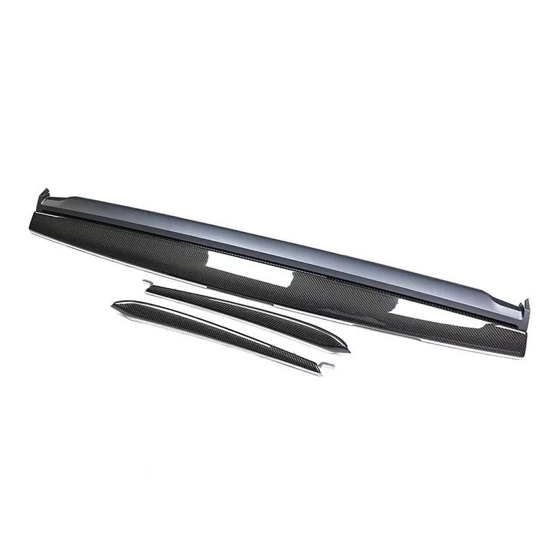

Right Rudder Car Front Console Interior Door Handle Carbon Fiber Inner Door Finish Center Console Panel For Tesla Model 3
