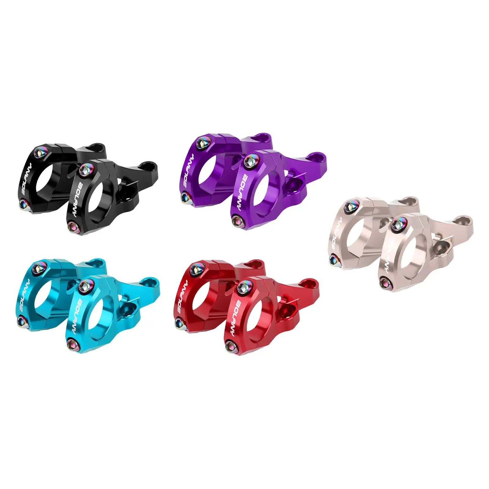 

Mountain Bike Stem Handlebar Stem Modern Sleek Lightweight Sports Versatile Cycling Repair Adults Parts Aluminum Alloy 31.8mm