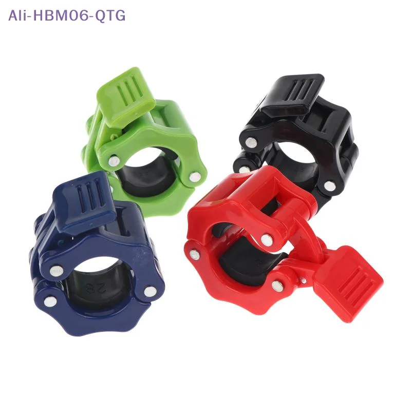 [New]25/28mm Heavy Duty Barbell Clips Collar Quick Release Locking Clamps Fixing Nut Clips For Weightlifting Fitness Accessories