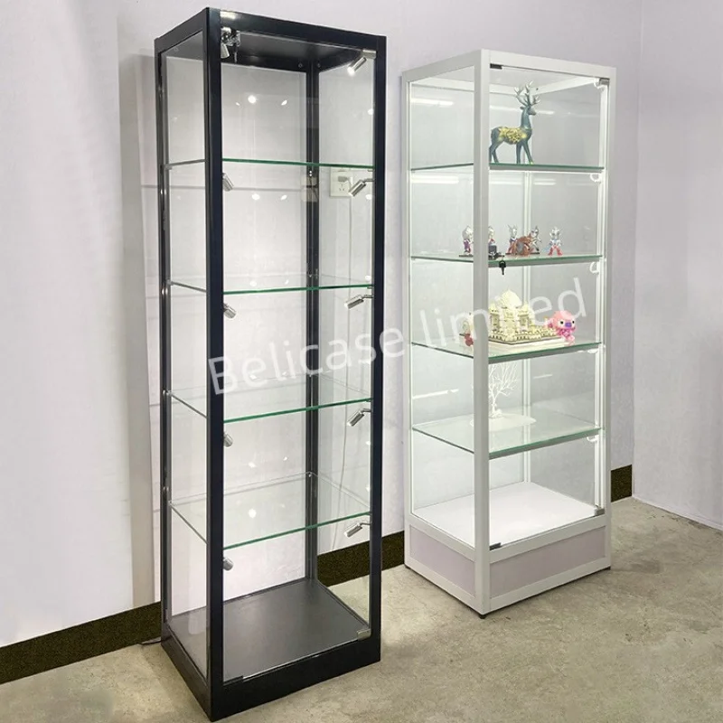 2025customized.China Factory Direct Bulletproof Toy Building Block Glass Display Cabinet Handmade Display Cabinet Showcase