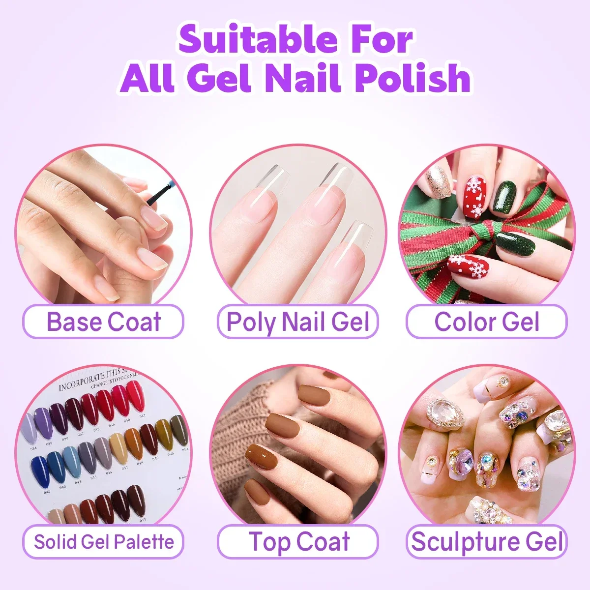 UV LED-nagellamp Professionele led-nageldroger voor gellak met automatische sensor / 4 timerinstellingen Nail Art Tools voor thuis