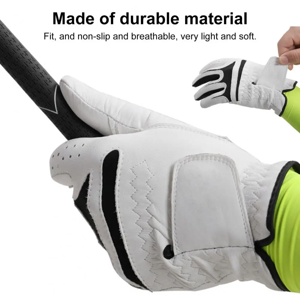 

Набор из 1 шт., мужские перчатки для гольфа для левой/правой руки, мягкая дышащая чистая овчина с противоскользящими перчатками для гольфа, мужские подарки для энтузиастов