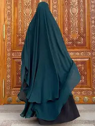 Ramadan Khimar Abaya Arabia saudita turchia Islam musulmano Hijab vestito abiti da preghiera Abaya per le donne Kebaya Robe Femme Musulmane