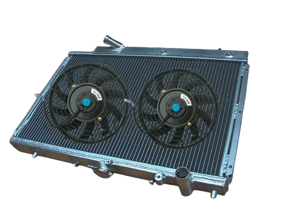 For Mazda 323 radiator GTX GTR FORD LAZER TX3 1989-1994 Aluminum radiator+fan