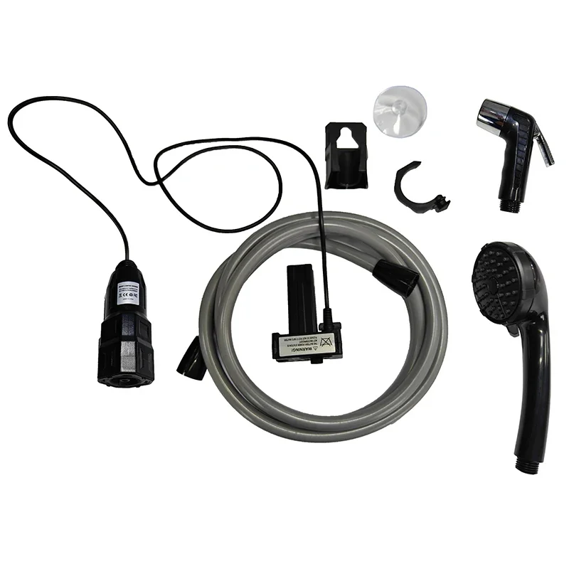 Outdoor ODM Rechargeable Camping Shower With Usb Shower Head With Hose And Pump