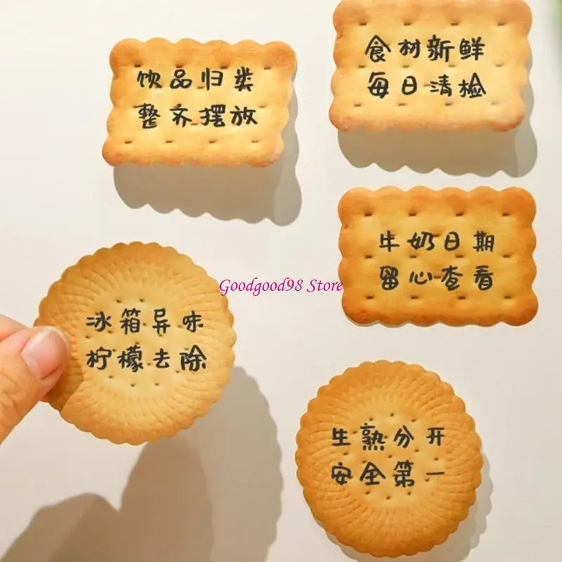 

30Sheets Biscuit Themed Notes Pad Adheive Note Paper Cookie Notes Pad Small Notepads Pocket Memo Pad for Writing
