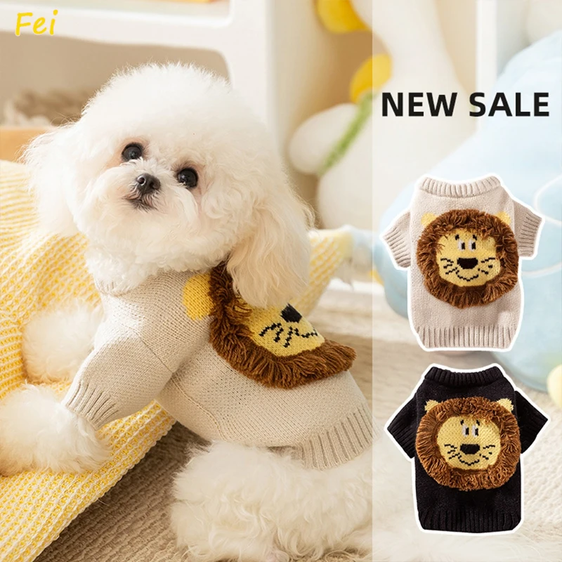 

Dog Plaid Sweater Winter Dog Clothes Cotton Kitten Puppy Knitted Coat Chihuahua Bichon Pet Supplies Luxury Dog Costume Pullover