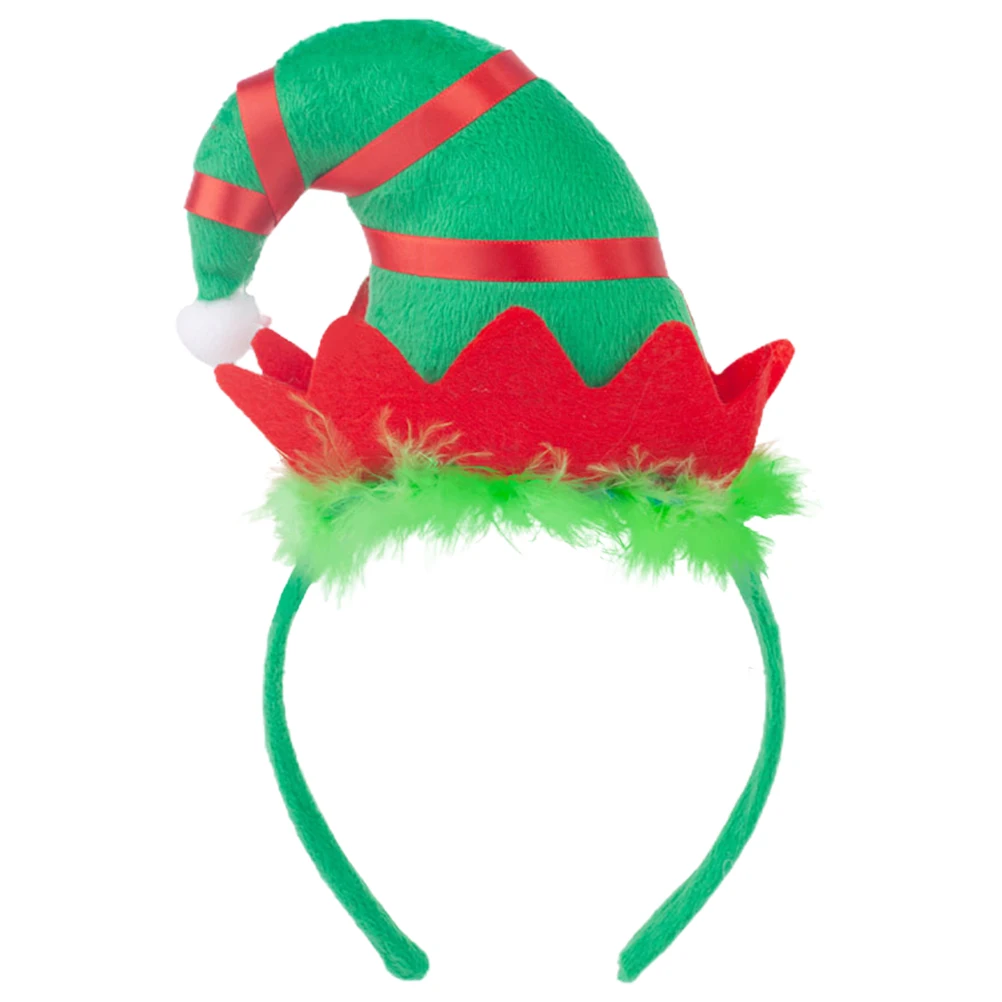 

Christmas Hat Headband Festive Elf Hats Accessories Headbands Hair Has Styling Ear Party Decorations