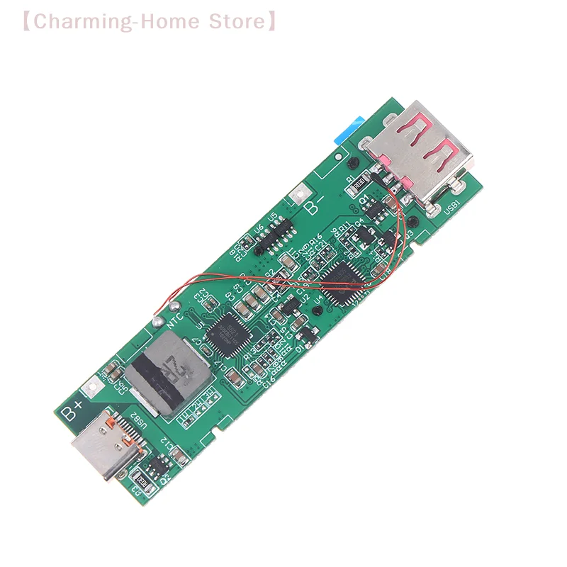 【M】 Módulo de carga rápida de 22,5 W, pantalla TFT a Color, Kit de Banco de energía Digital DIY, caja de batería 21700, Mini energía portátil de carga rápida