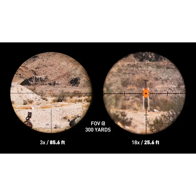 18x50 First Focal Plane FFP Rifle Scope with Illuminated MOA Reticle and Parallax Adjustment，home.