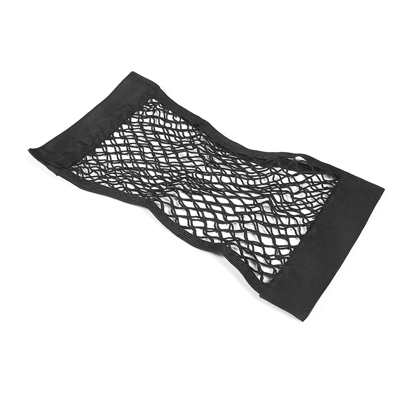 For Porsche Taycan 2019 2020 2021 2022 Polyester Black Car Trunk both sides Storage Mesh Bag Cargo Storage Net Car Accessories