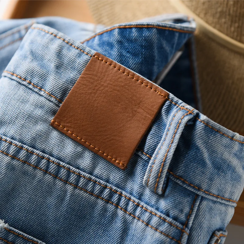 Spring Jeans for Women, Wide Leg Denim Pants, High Waist Trousers, Loose Fit, Trendy and Slimming, Straight Leg Jeans