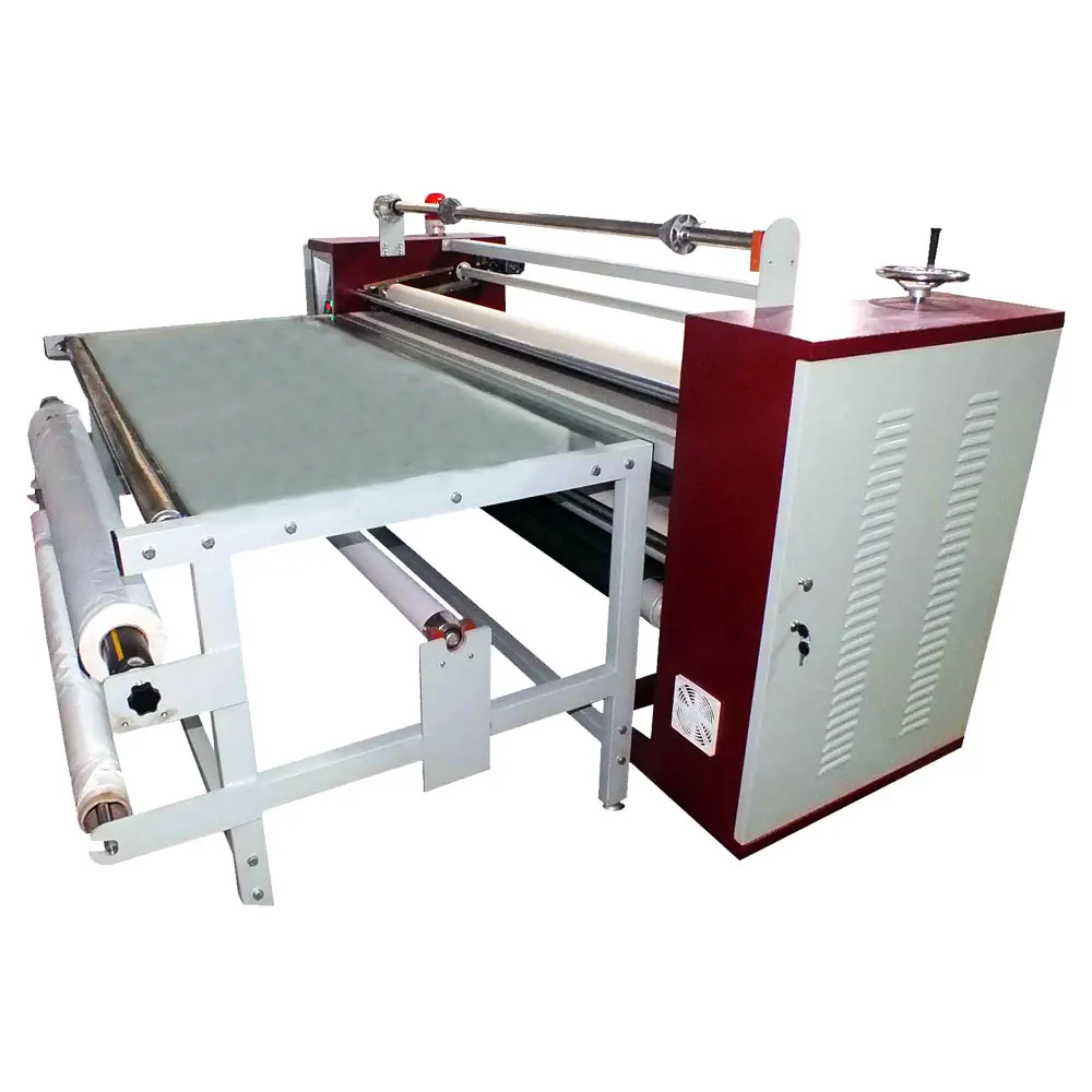 1.7m Roll to Roll Rotary Sublimation Heat Press Machine 270mm Drum 1200mm Transfer Width for Textile Fabric