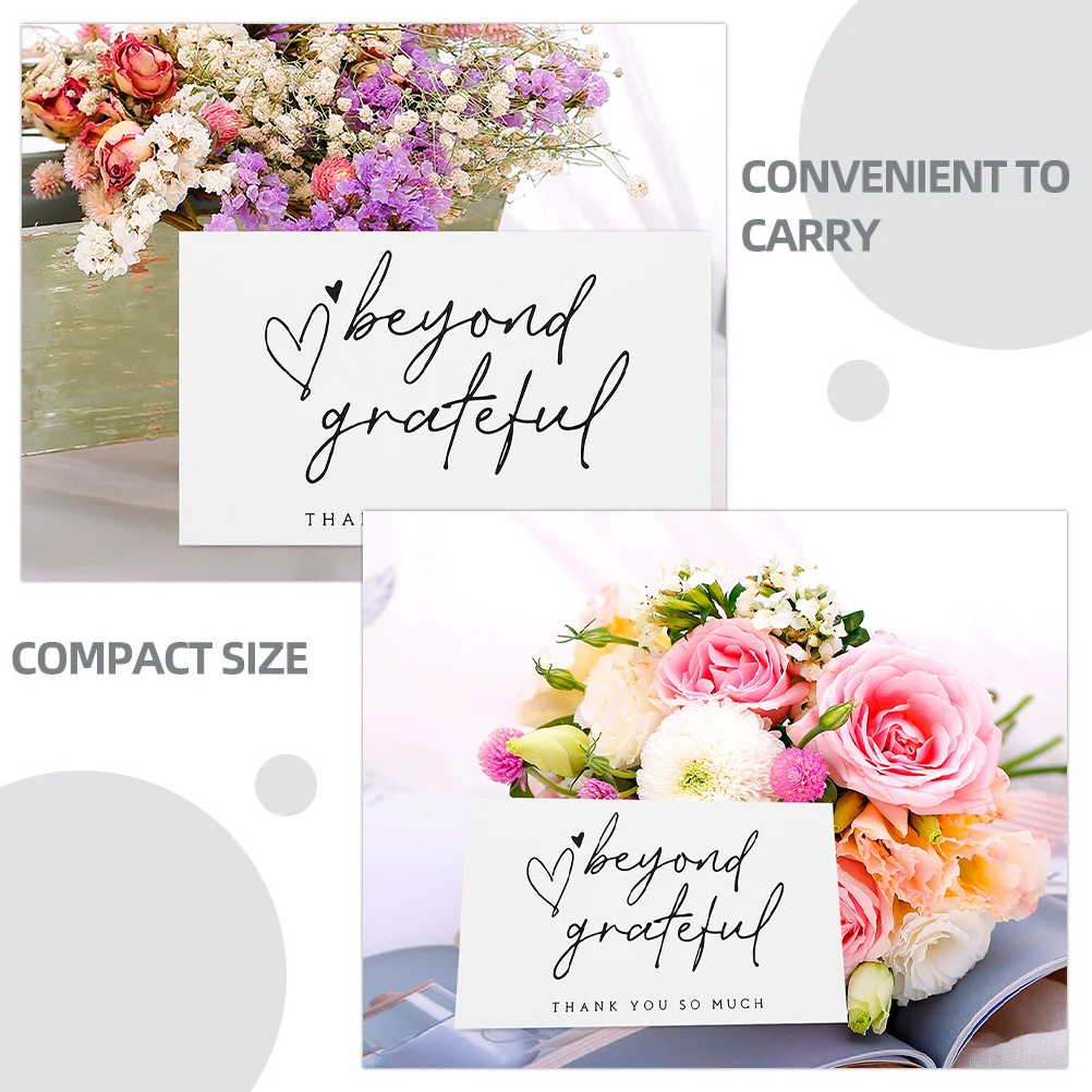 150pcs Thank You Small Business Elegant Paper Thanks Cards For Beauty Salon Bakery Gift Packaging Decorative Order Appreciation