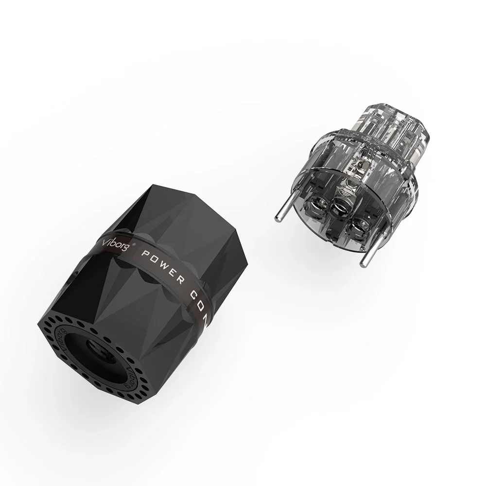 

Вибро-чистая медь с родиевым покрытием, гнездовой разъем питания для аудиокабеля DIY, разъем IEC, VF503R