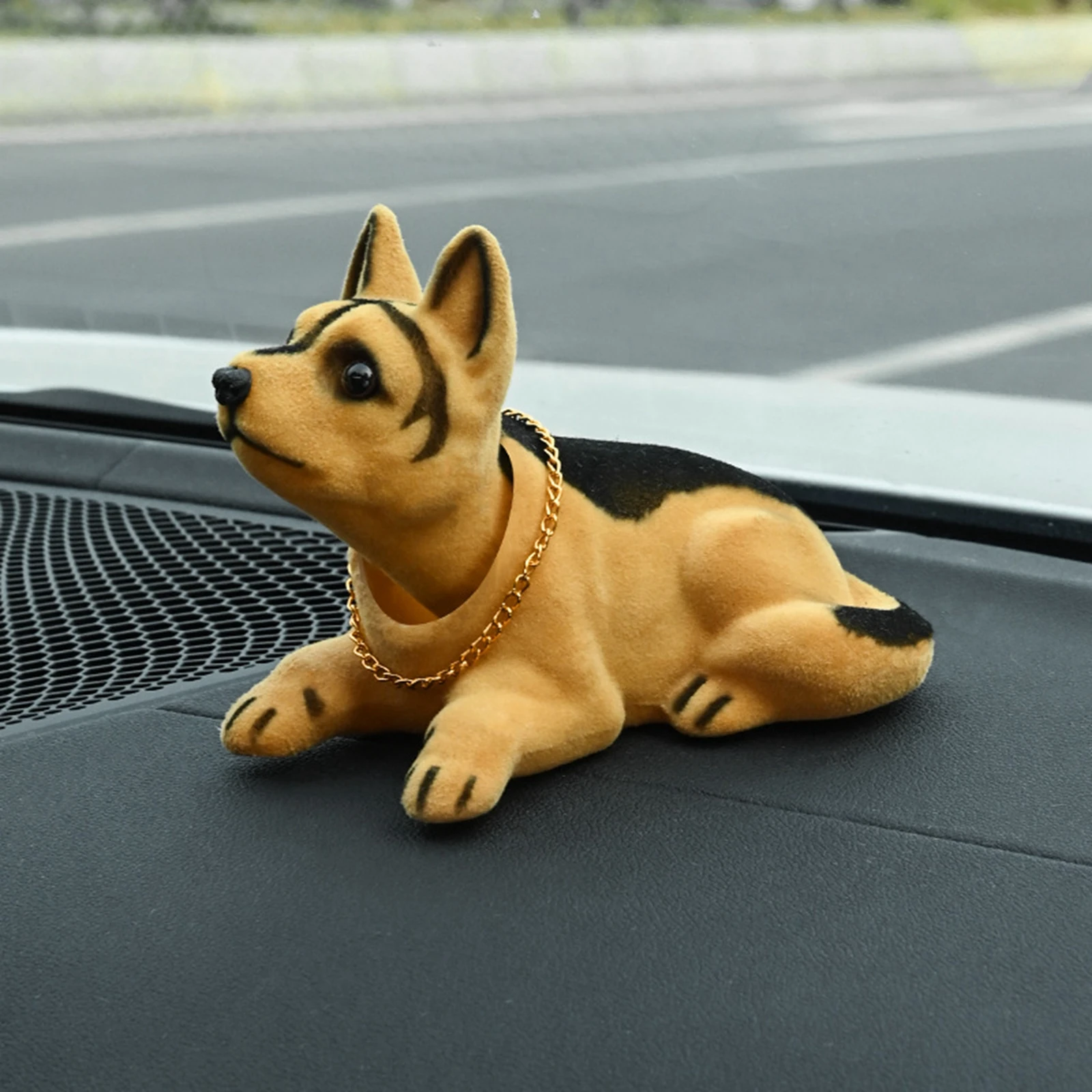 樹脂首振り犬のおもちゃの車のダッシュボードヘッド犬の装飾漫画動物