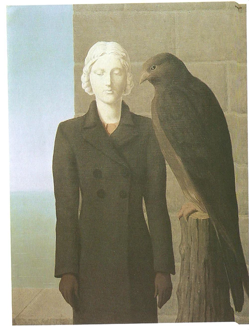 100% Handpainted Famous Oil Painting Reproduction on Canvas Abstract Art,Deep Waters 1941 By Rene Magritte High quality