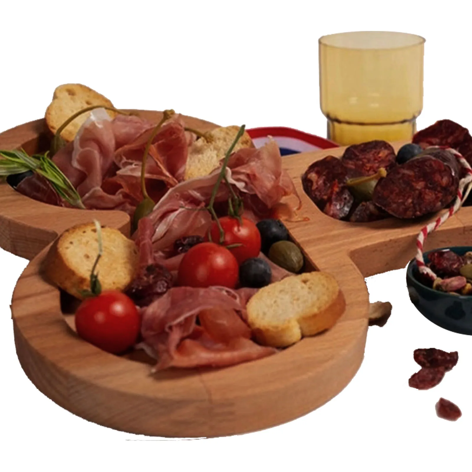 VIP-tablero de madera para aperitivos, bandeja de madera sólida única, novedad, para Charcuterie, queso, forma de pene, divertido
