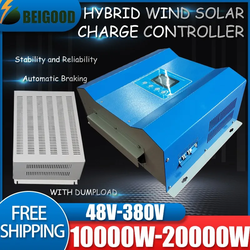 PWM Charge Controller 20000W Solar & Wind Hybrid System Home Use 48v 380V Auto Regulator For Wind Turbine Home Appliance