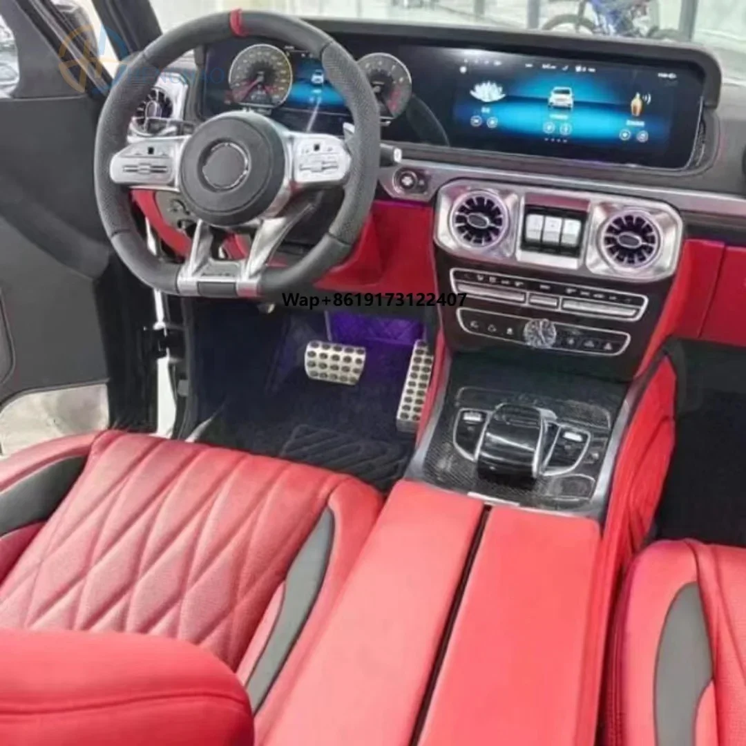 Car Interior Kit for G Wagon Interior Upgrade Kit G Class 2002-2018 W463 to W464 G63 B-Brabus Style Assembly