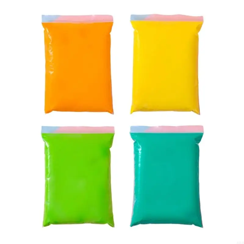 مجموعة مكونة من 4 قطع من طين التشكيل الآمن ذو الألوان الزاهية للأطفال والحرف الفنية 100 جرام لكل مشروع حرفي تعليمي أساسي A2UB #6