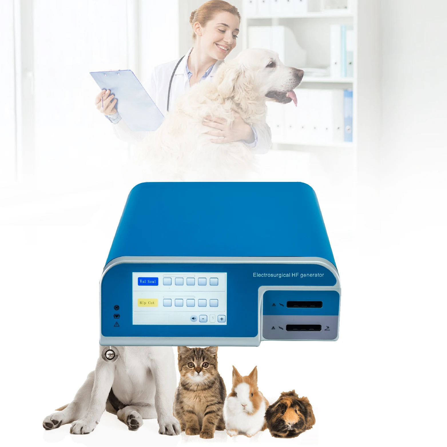 Yonker Vet Use Vessel Sealing Generator Device High Frequency Surgical System