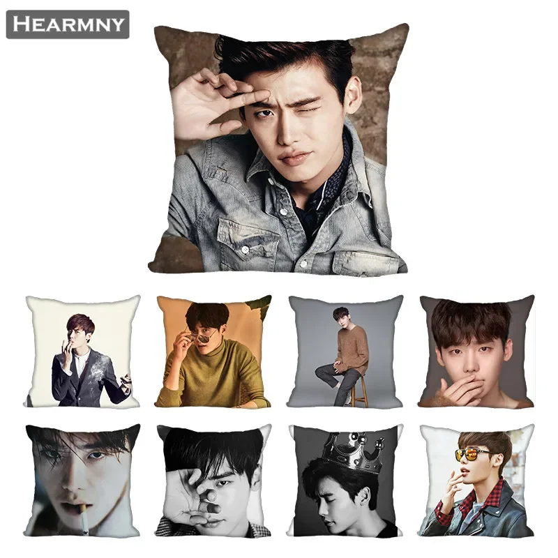 

Lee Jong Suk Pillow Case For Home Decorative Pillows Cover Invisible Zippered Throw PillowCases 40X40,45X45cm