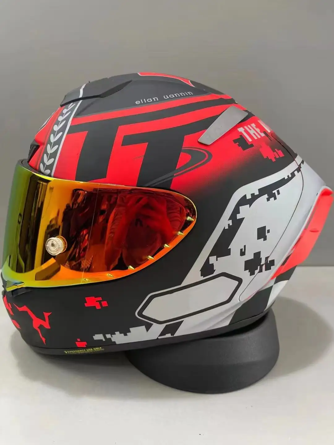 

Мотоциклетный шлем Full Face X14 isle of man TT X-Sprit 3, красный шлем для мотокросса, гоночный шлем для езды на мотоцикле, Casco De Motocicleta