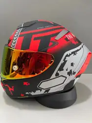 Motorcycle helme Full Face X14 isle of man TT X-Sprit 3 RED  Motocross Racing Motobike Riding Helmet Casco De Motocicleta