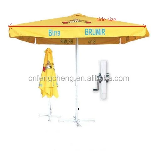 customized outdoor UV protection square parasol garden umbrella