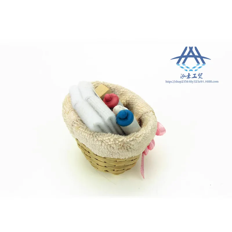 Mini panier de biberon en poudre de lait 1:12, jouets miniatures, modèle de scène, accessoires de photographie, accessoires d'ornement de maison de poupée