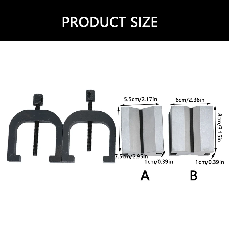 ワークショップでワークピースの安定性を高めるための実用的なV30 V35クランプアクセサリーM4YD