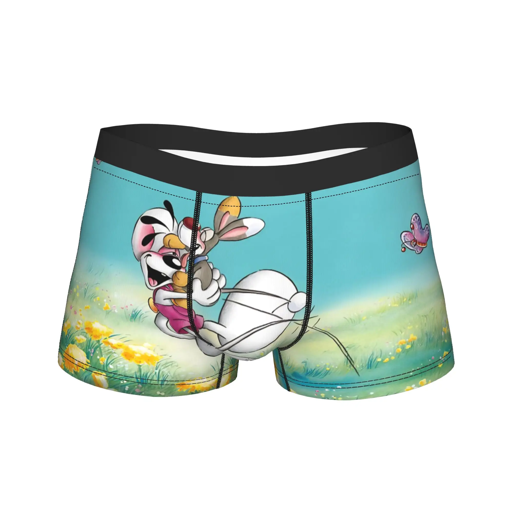 

Мужское длинное нижнее белье с рисунком D-Diddls, новинка, трусы-боксеры, шорты, мужские мягкие трусы, большие размеры