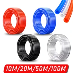 10M/20M/50M/100M Pneumatic Air Hose Plastic Tube 4mm 6mm 8mm 10mm 12mm Pipe Line Air Hose Polyurethane Tubing for Compressor