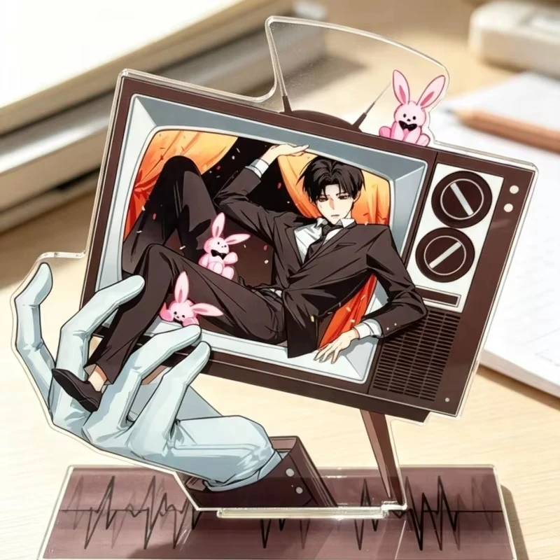Anime Got Dropped into a Ghost Story Still Gotta Work GSGW Kim Soleum Cosplay Standing Plate Figure Stand Desktop Ornament Props