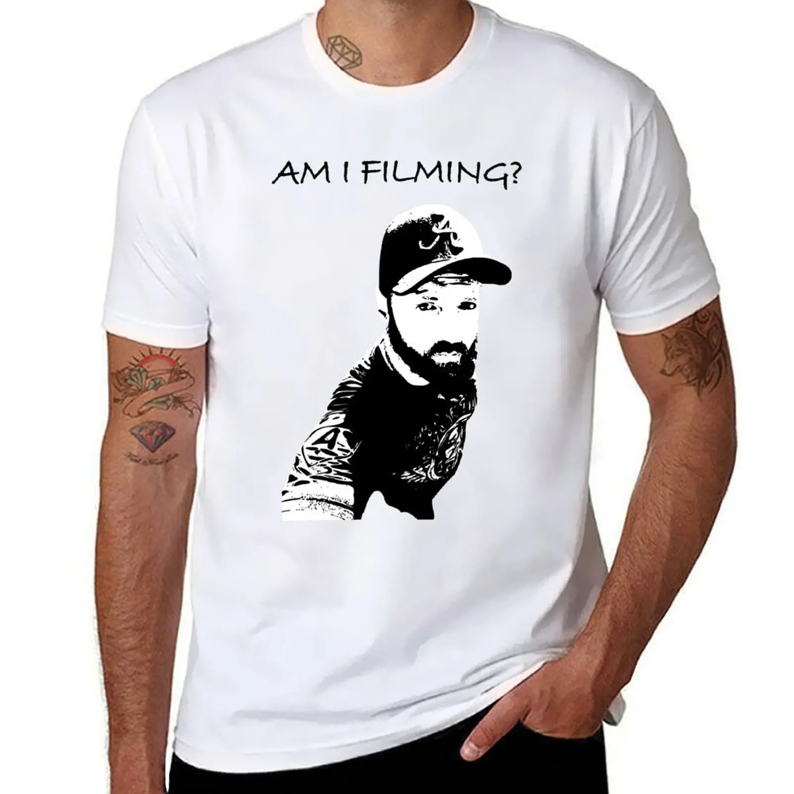 

Harald Baldr Am I Filming T-Shirt t shirt man plain t shirt personalised T-Shirt