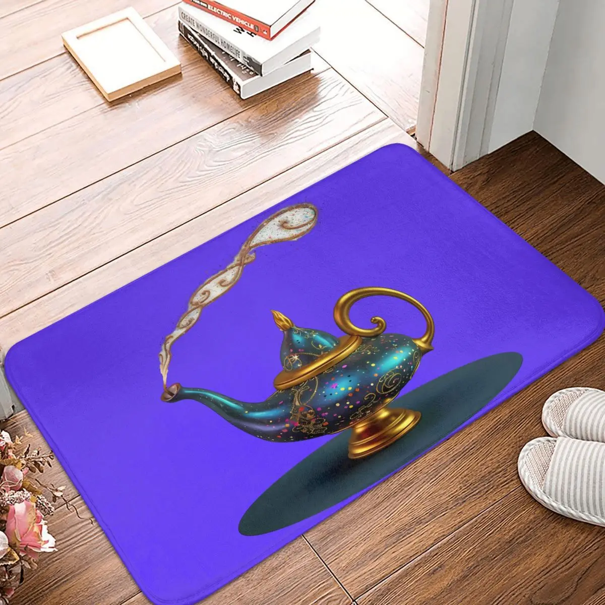 Magic Genie Lamp Doormat Non-Slip Entrance Bathroom Kitchen Door Floor Mats Bedroom Balcony Carpet Rug