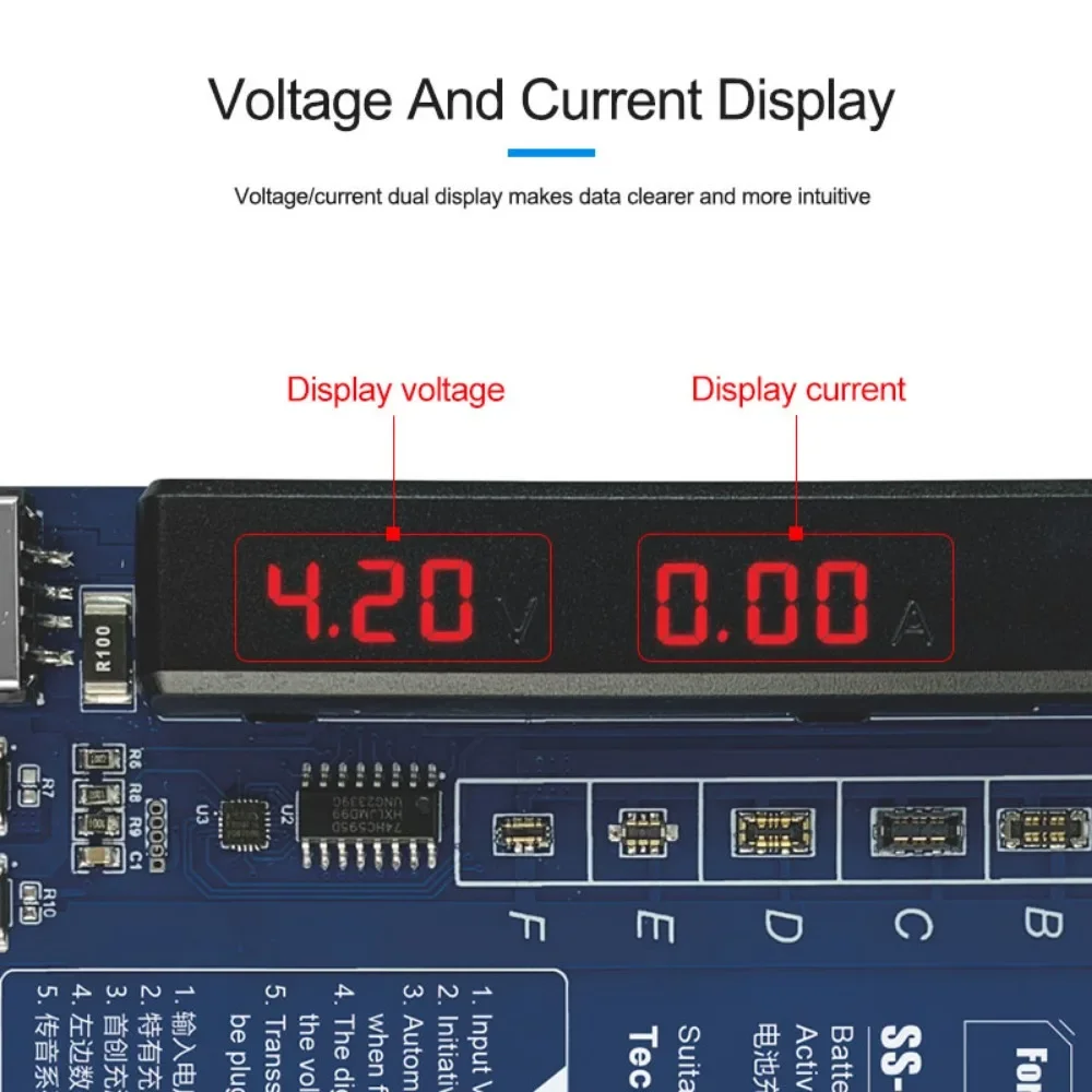 SUNSHINE SS-904B Transsion Battery Activation Board for TECNO Itel Infinix Series with Digital Display FastCharging Testing Tool
