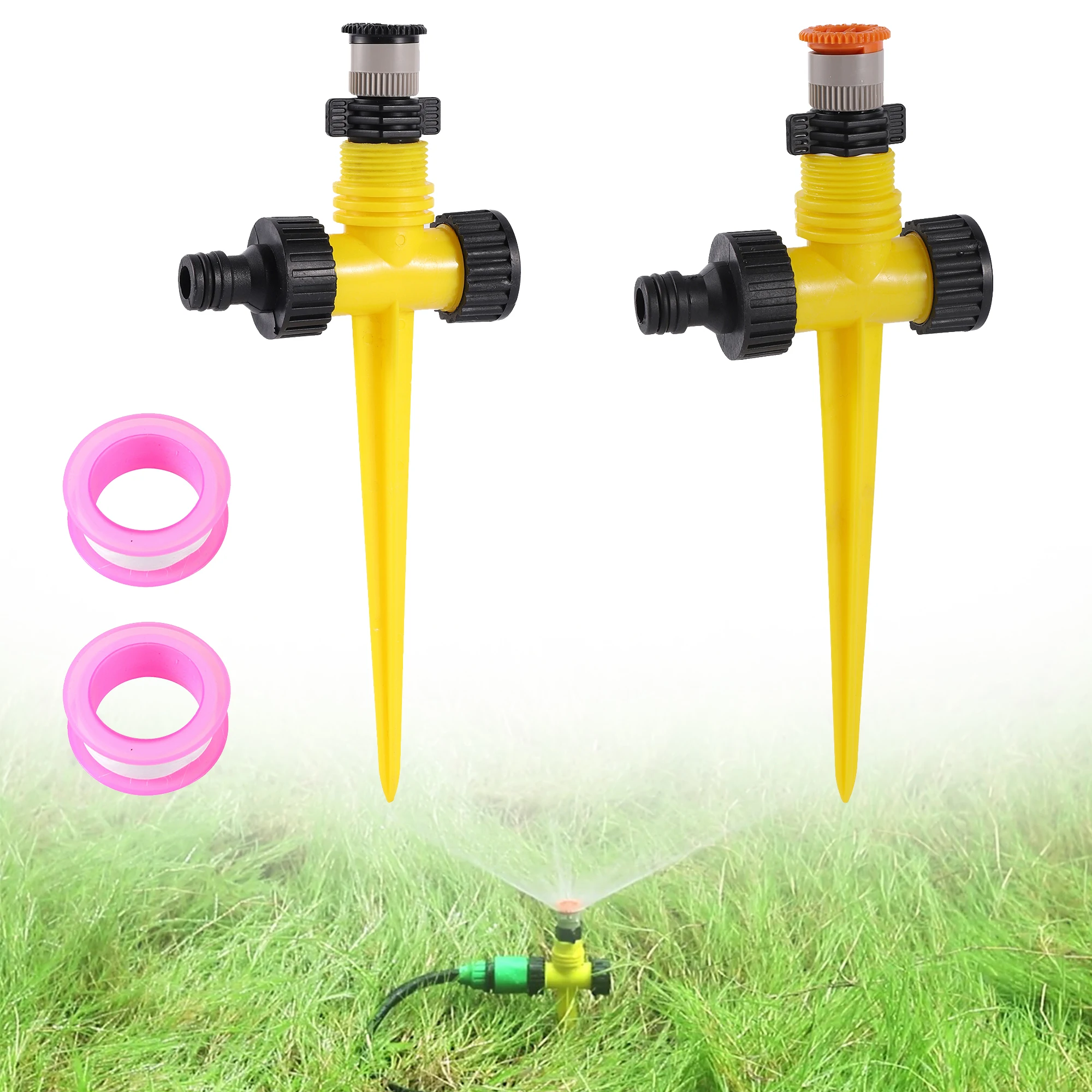 360° Lawn And Garden Sprinkler Misting Nozzle Garden Sprinkler Device Garden Irrigation Supplies 1/2