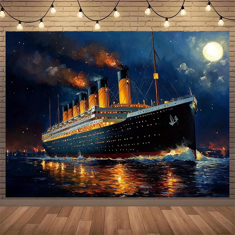 grande-banner-de-fundo-de-poliester-com-tema-de-navio-de-cruzeiro-de-luxo-design-titanic-e-iluminacao-de-navio-e-ceu-estrelado-decoracao-de-casa