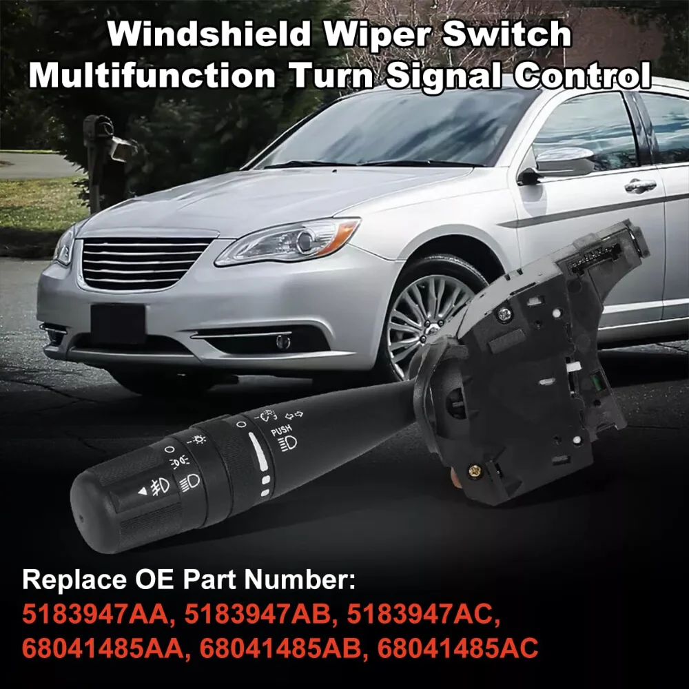 ジープラングラー 2007-2016 05183947AA 68041485AC 68041485AD フォグライトヘッドライト多機能ターンシグナルスイッチ 05183947AA